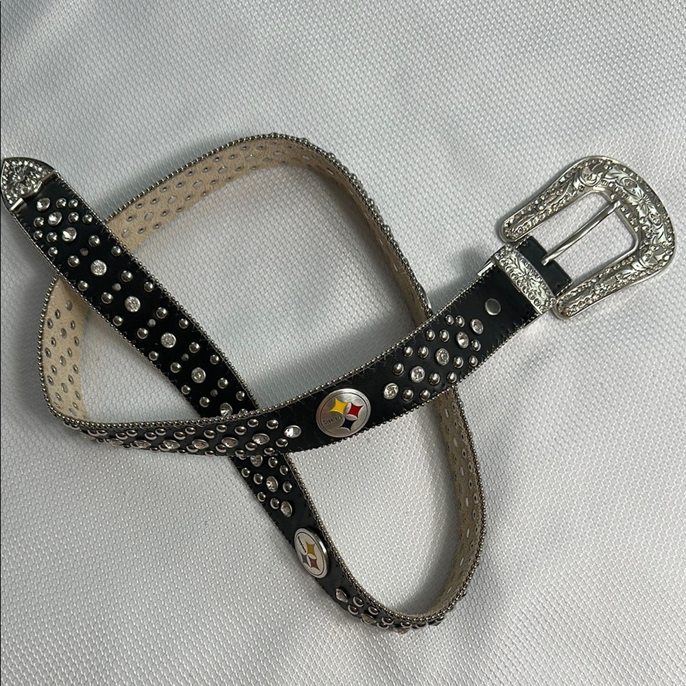 Pittsburgh Steelers glitzy bling belt